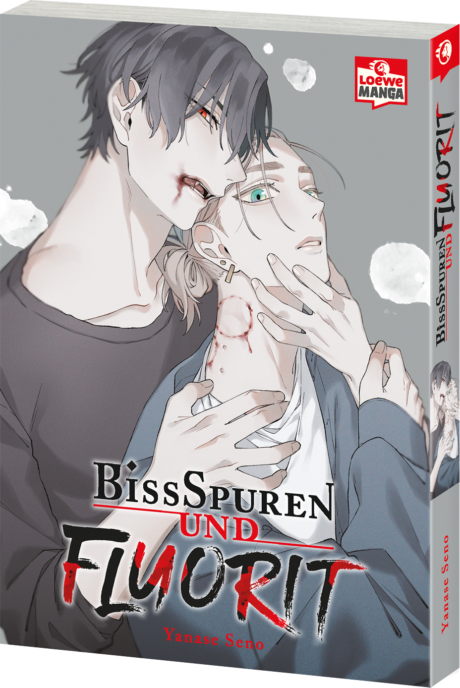 Bissspuren und Fluorit
