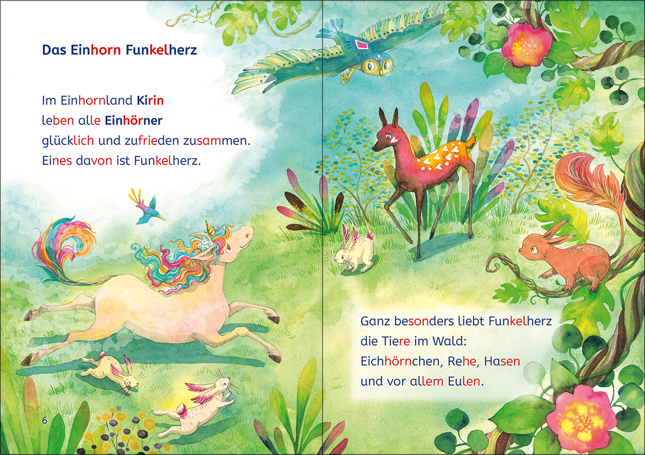 Leselöwen 1. Klasse - Eine Freundin für das kleine Einhorn 9783743218239_05