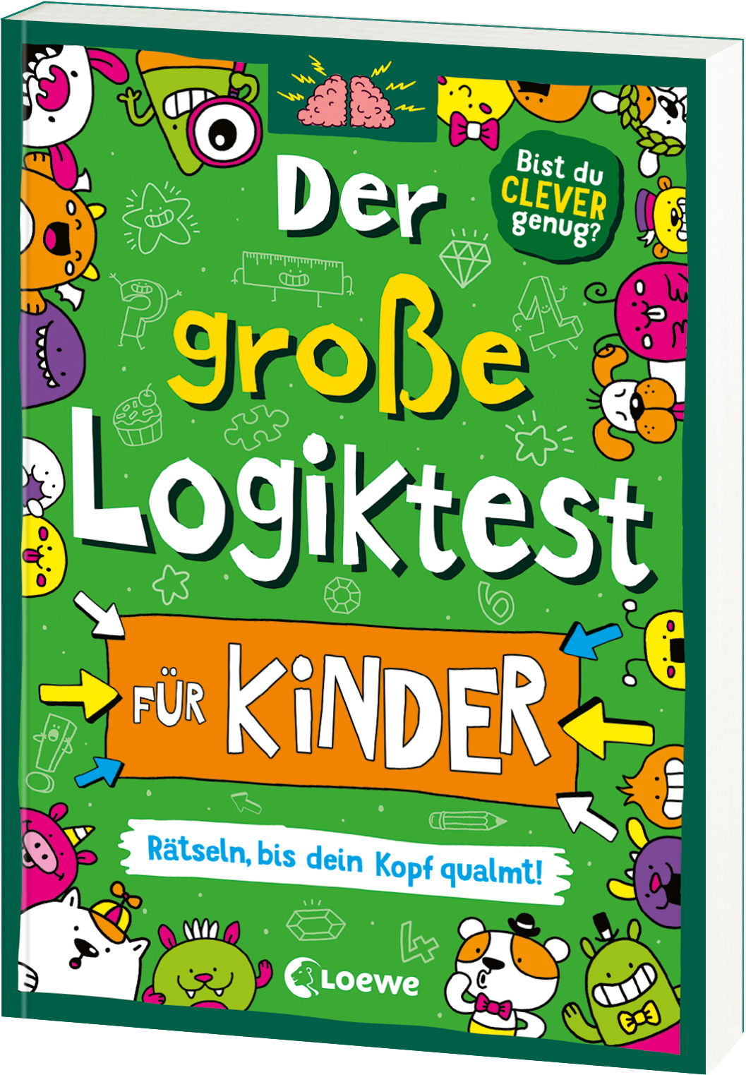 Der große Logiktest für Kinder - Rätseln, bis dein Kopf qualmt! 9783743208704 Der große Logiktest für Kinder - Rätseln, bis dein Kopf qualmt! 9783743208704