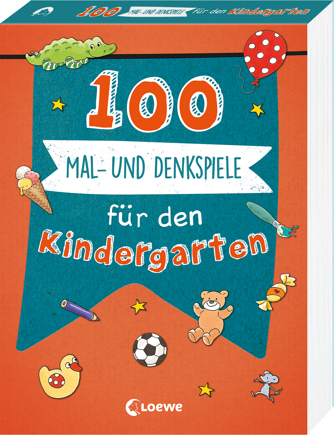 100 Mal- und Denkspiele für den Kindergarten  9783743209305