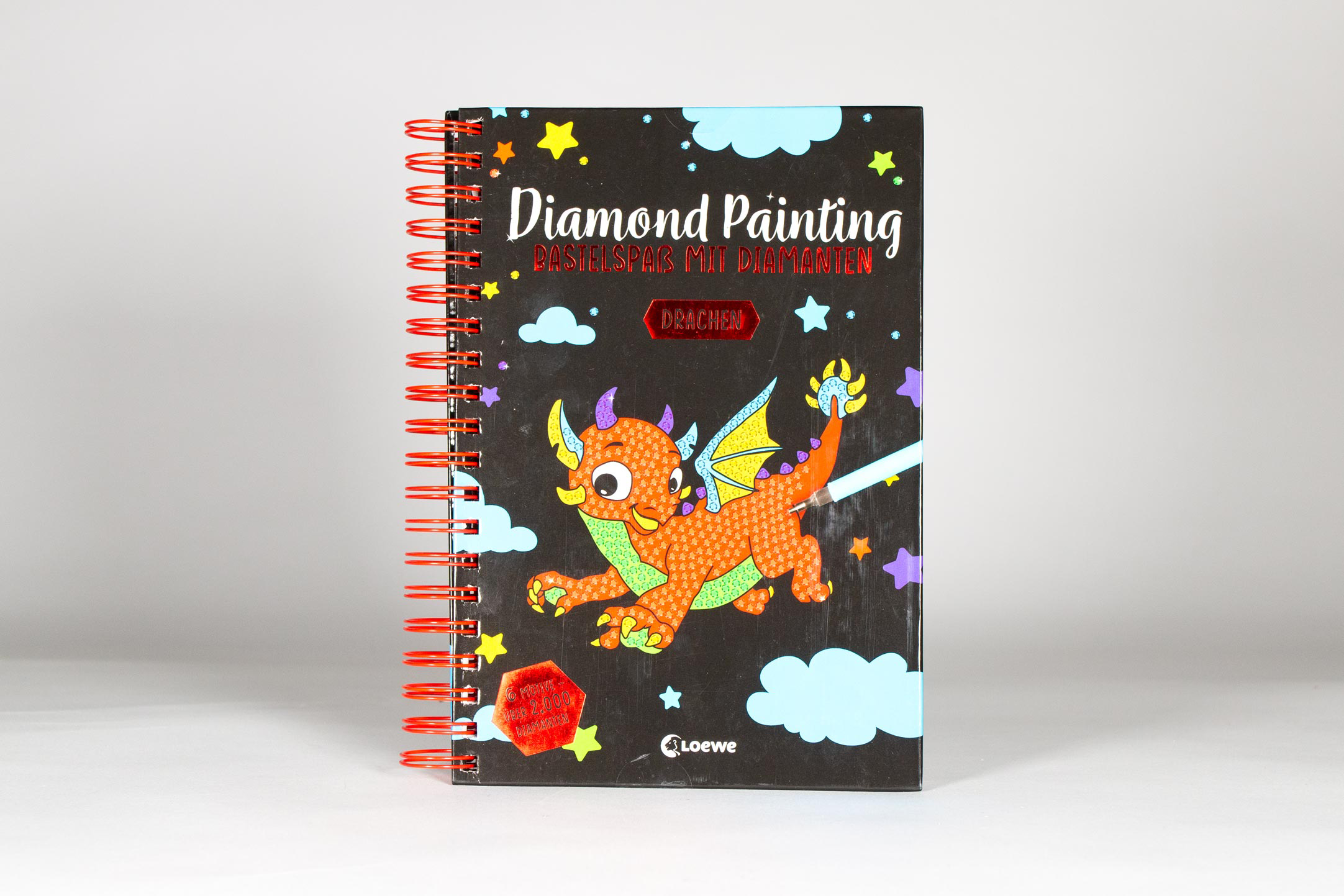 Diamond Painting - Bastelspaß mit Diamanten - Drachen 9783743215429_1