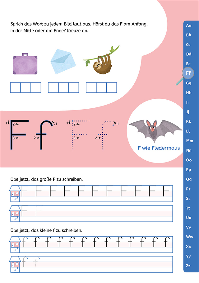 Schreiben lernen mit Spurrillen - Buchstaben 9783743215146_2 Schreiben lernen mit Spurrillen - Buchstaben 9783743215146_2
