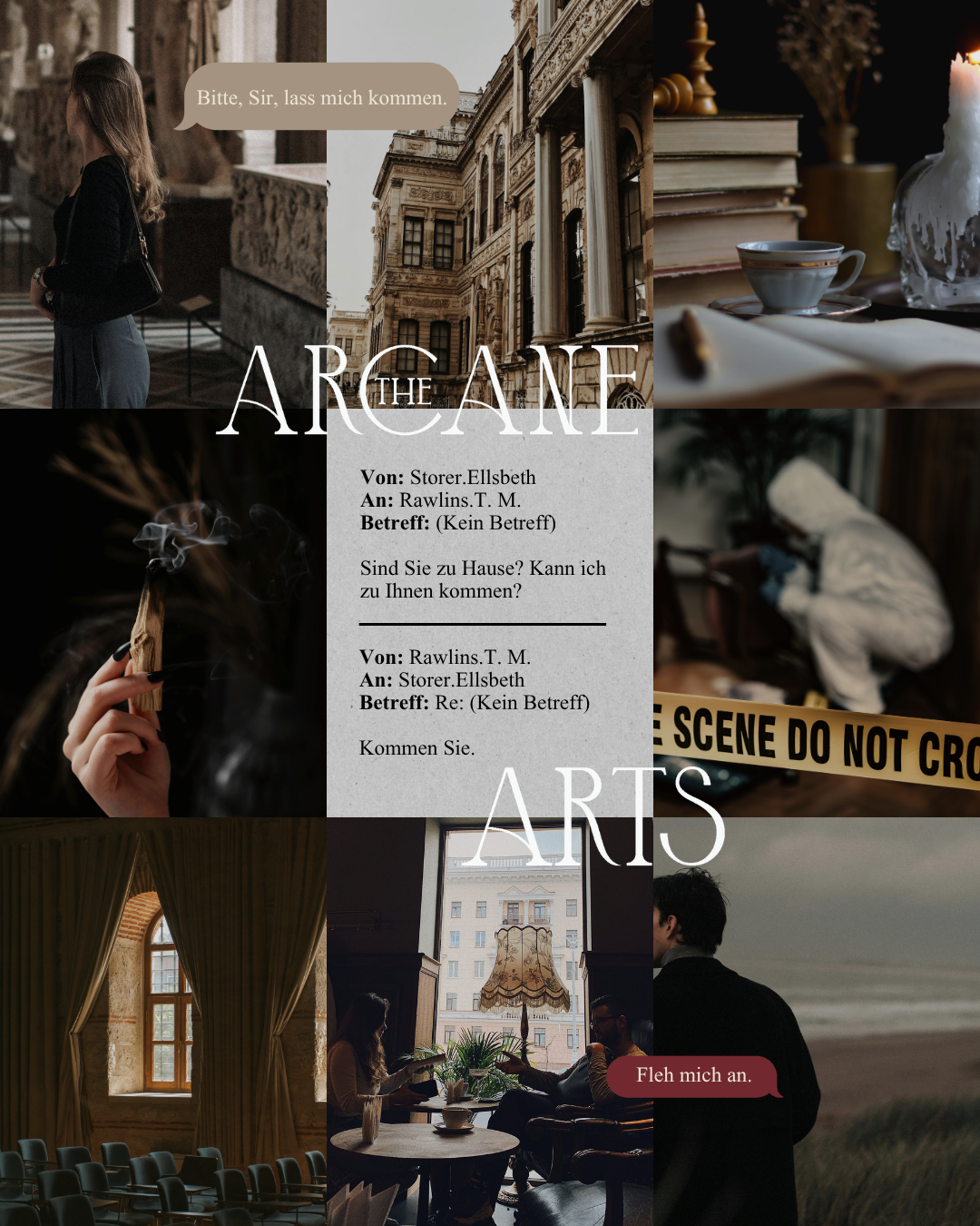 Social Media Post zu The Arcane Arts; Linkziel: dark intense Instagram