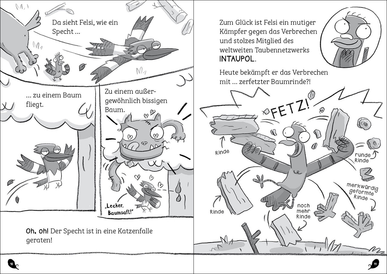 Knallharte Tauben fahren die Krallen aus (Band 7) 9783743213333_6 Knallharte Tauben fahren die Krallen aus (Band 7) 9783743213333_6