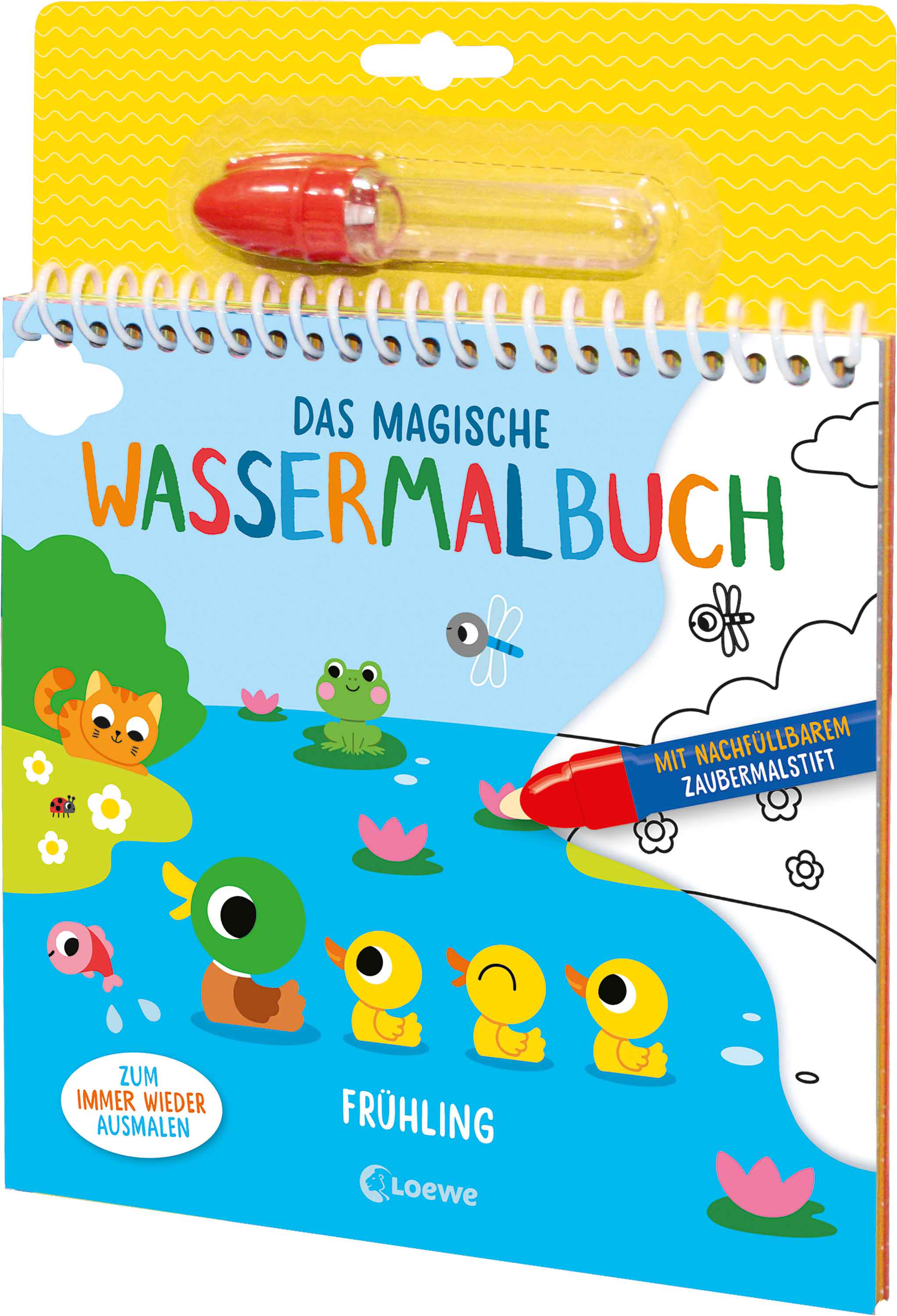 Das magische Wassermalbuch - Frühling 9783743222137