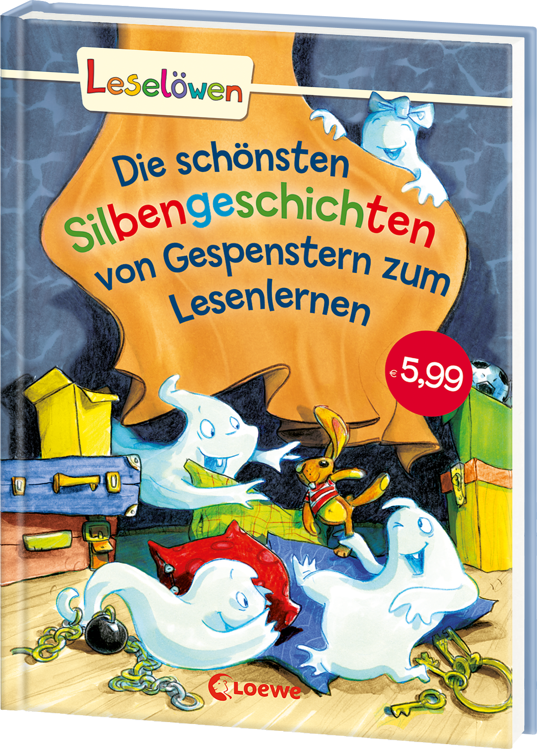 Leselöwen - Das Original - Die schönsten Silbengeschichten von Gespenstern zum Lesenlernen