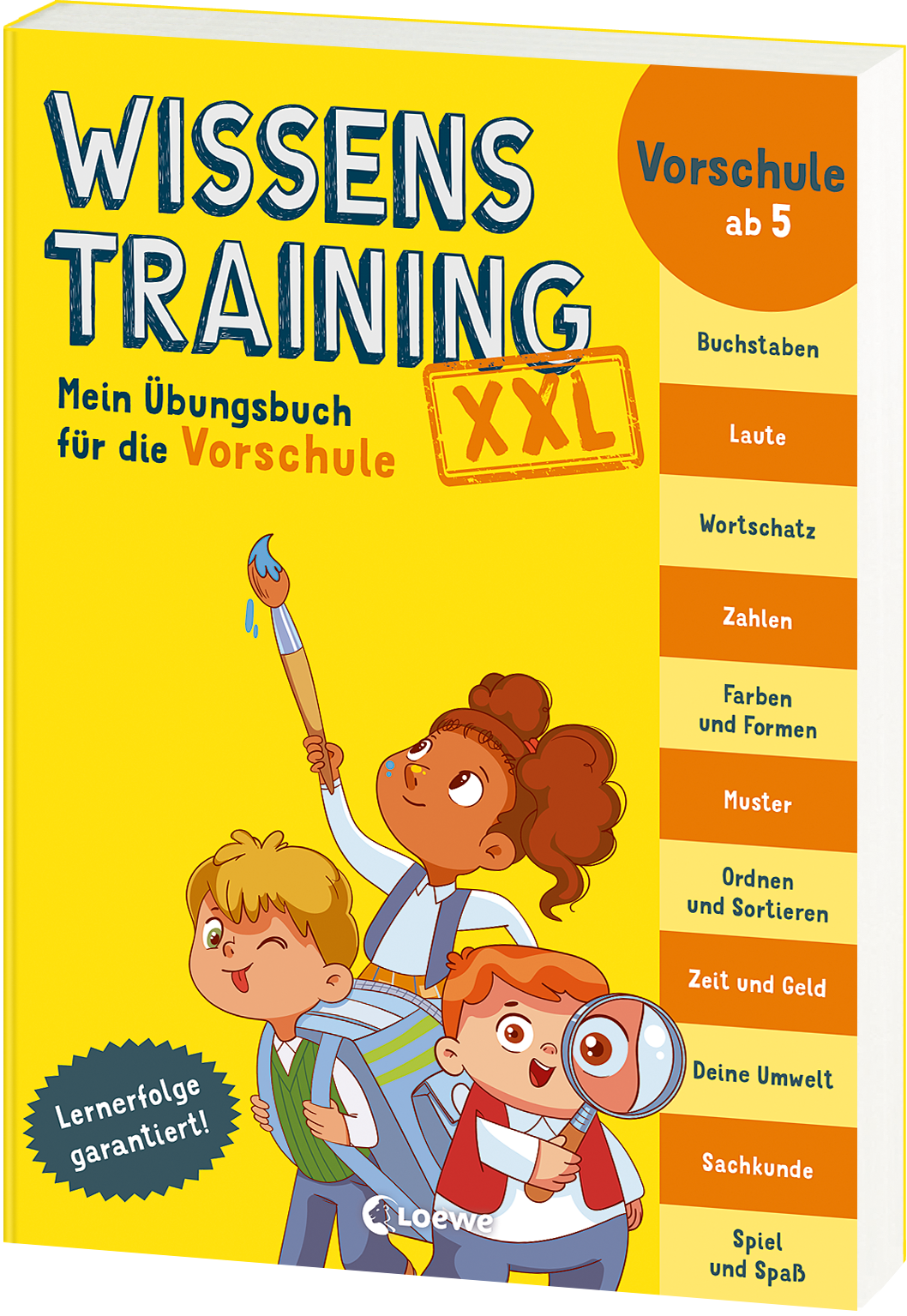 Wissenstraining XXL - Mein Übungsbuch für die Vorschule 9783743213135