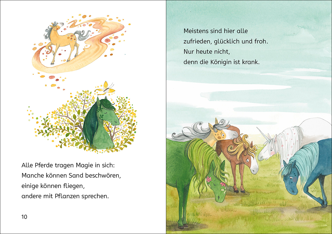 Leselöwen 1. Klasse - Die Insel der magischen Pferde 9783743211766_2