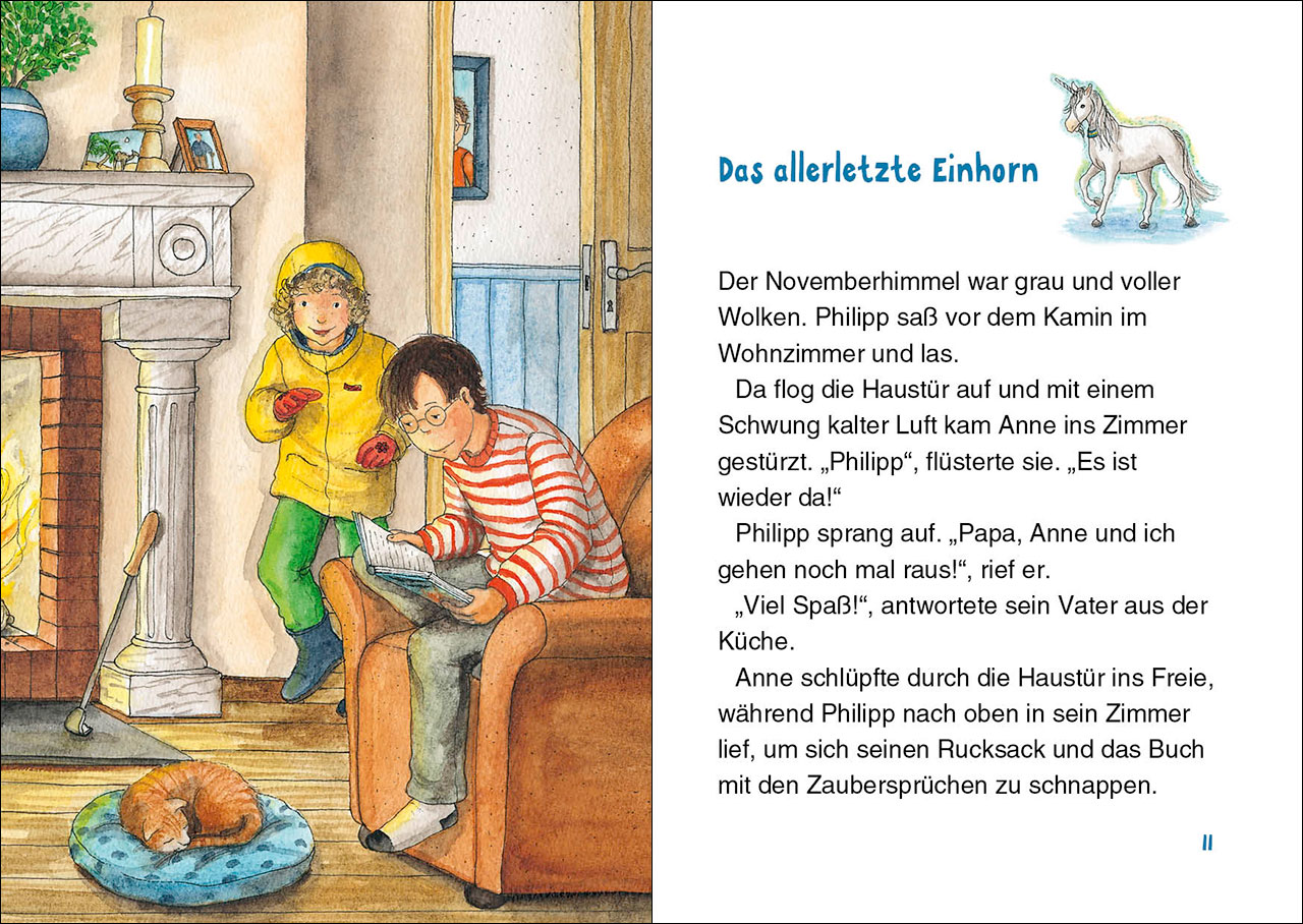 Das magische Baumhaus junior (Band 33) - Auf den Spuren des verzauberten Einhorns 9783743212800_1