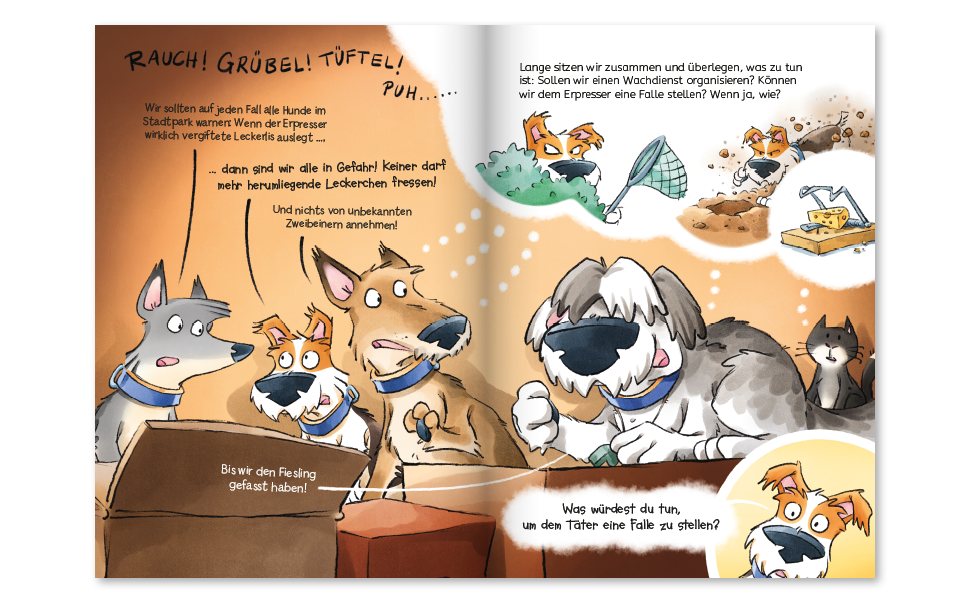 Kommissar Pfote ermittelt Innenseite Band 1; Linkziel: Titeldetailseite Band 1