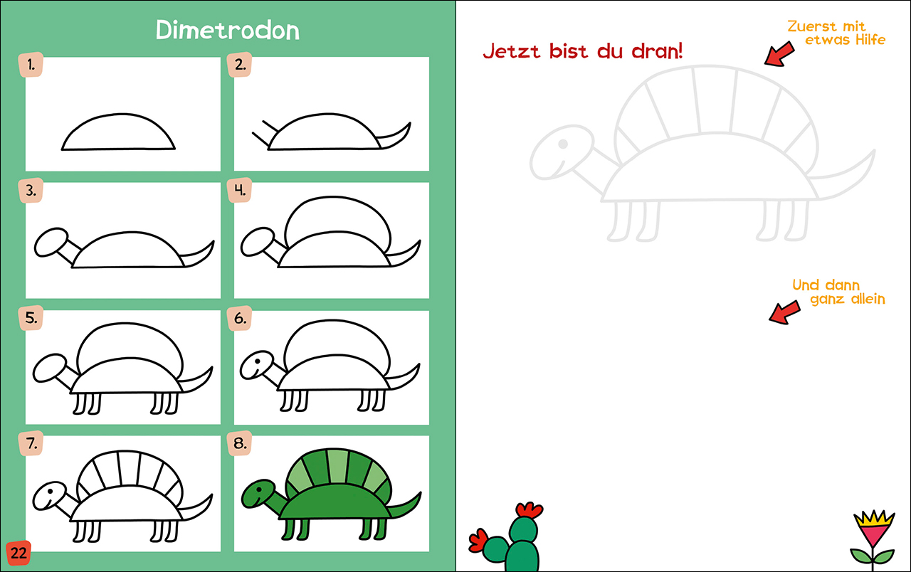 Meine erste Malschule - Dinos 9783743210356_2