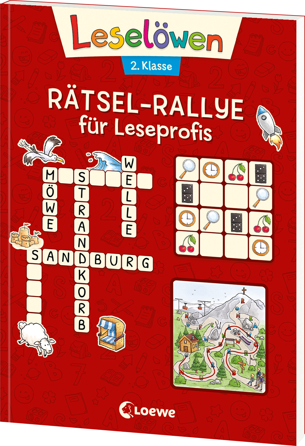 Leselöwen Rätsel-Rallye für Leseprofis - 2. Klasse (Rot) 9783743211865