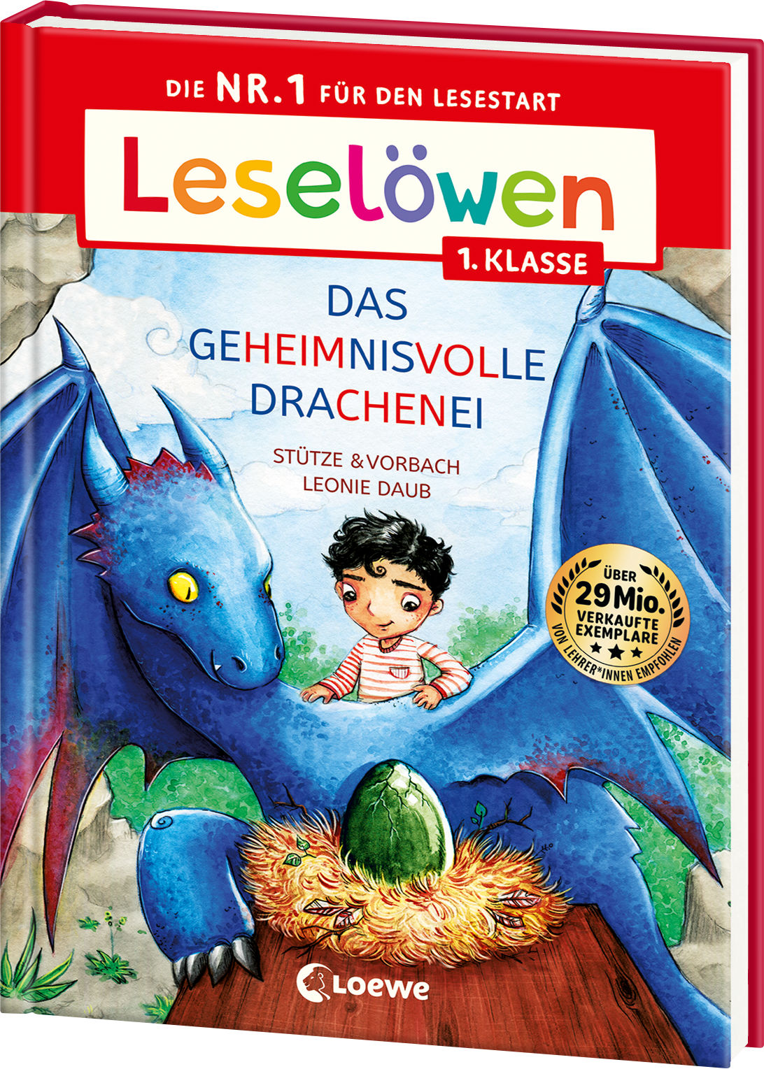 Leselöwen 1. Klasse - Das geheimnisvolle Drachenei (Großbuchstabenausgabe) 9783743201781