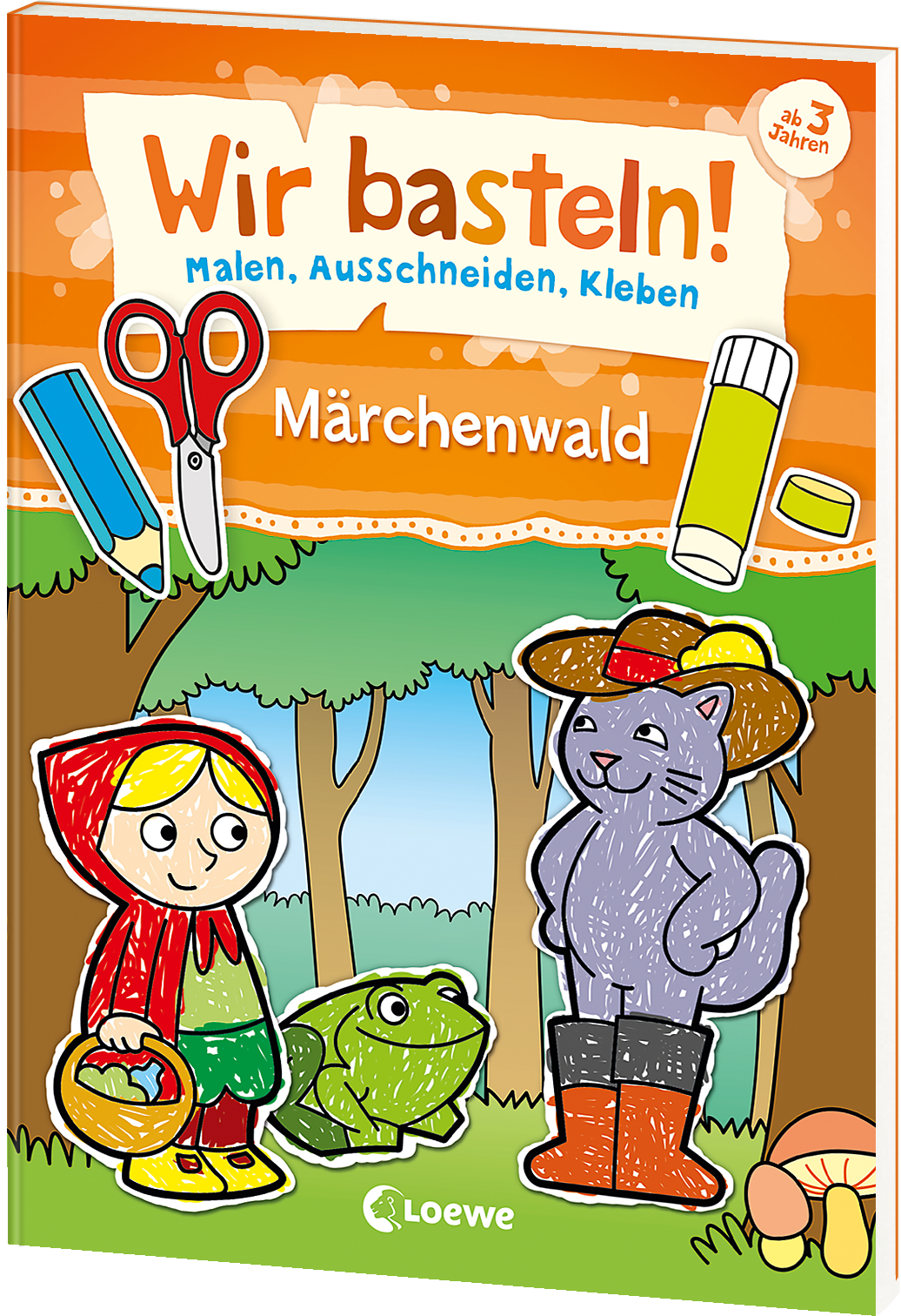 Wir basteln! - Malen, Ausschneiden, Kleben - Märchenwald 9783743205758 Wir basteln! - Malen, Ausschneiden, Kleben - Märchenwald 9783743205758