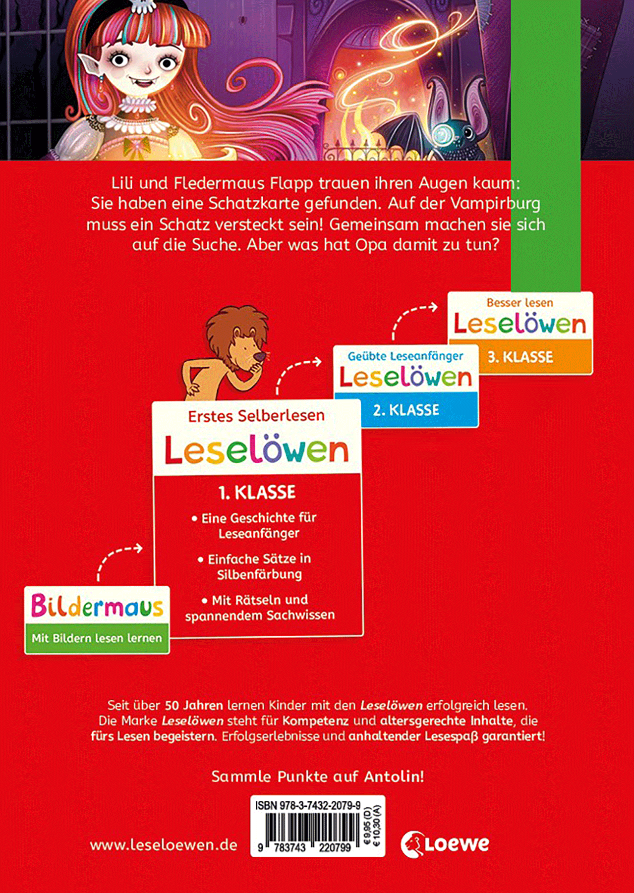 Leselöwen 1. Klasse - Der geheime Schatz der Vampire 9783743220799_01