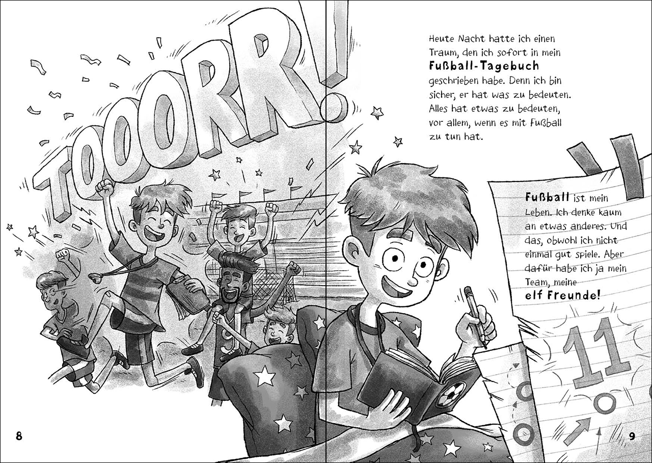 Tims geheimes Fußball-Tagebuch (Band 1) - Elf Freunde und ich! 9783743209916_3 Tims geheimes Fußball-Tagebuch (Band 1) - Elf Freunde und ich! 9783743209916_3
