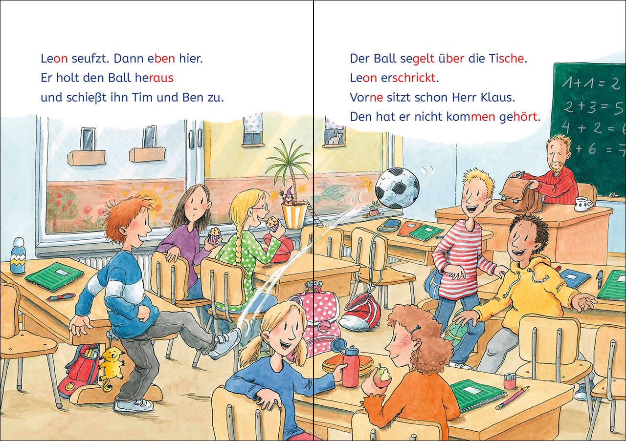 Leselöwen 1. Klasse - Hilfe, ich habe mich in meinen Lehrer verwandelt! 9783743215689_2