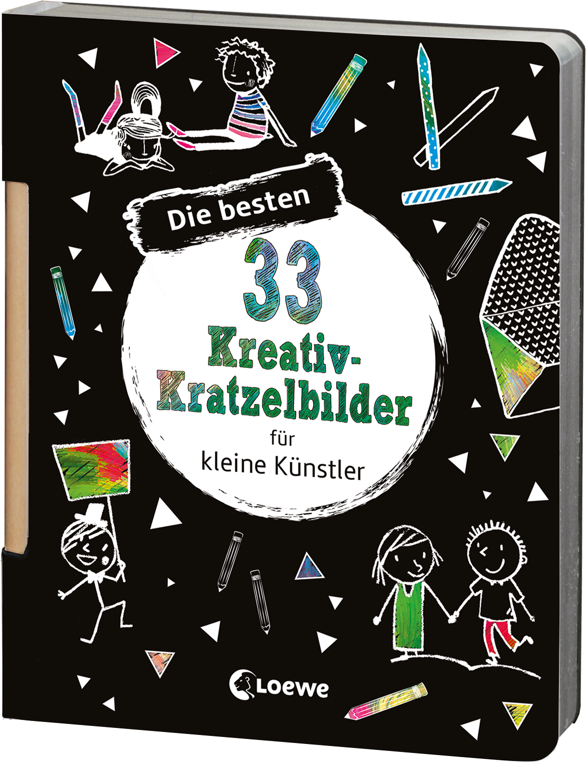 Die besten 33 Kreativ-Kratzelbilder für kleine Künstler 9783743208407 Die besten 33 Kreativ-Kratzelbilder für kleine Künstler 9783743208407