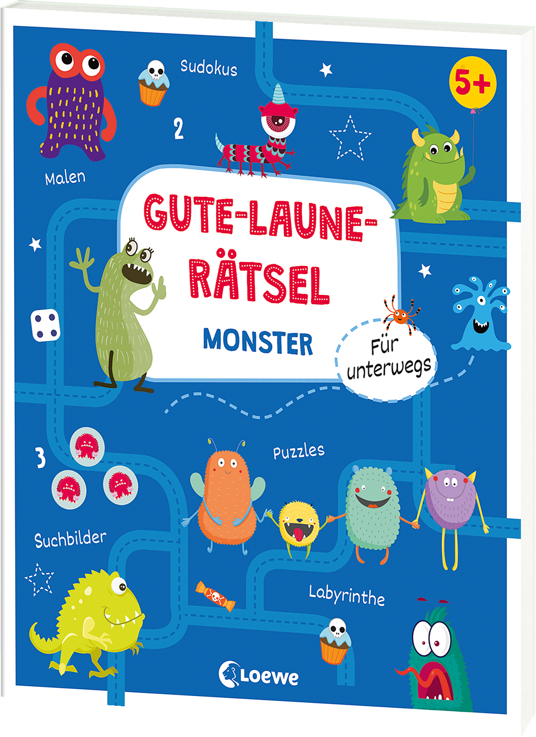 Gute-Laune-Rätsel für unterwegs - Monster 9783743214477
