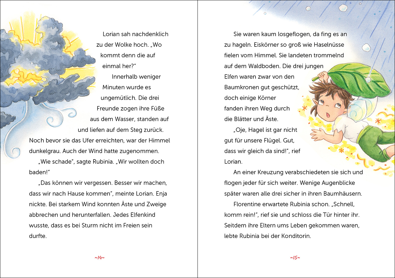 Rubinia Wunderherz, die mutige Waldelfe (Band 5) - Der geheimnisvolle Eiszauber 9783743211971_3