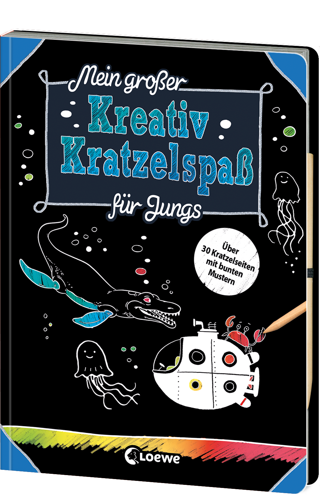 Mein großer Kreativ-Kratzelspaß: Für Jungs 9783743200708