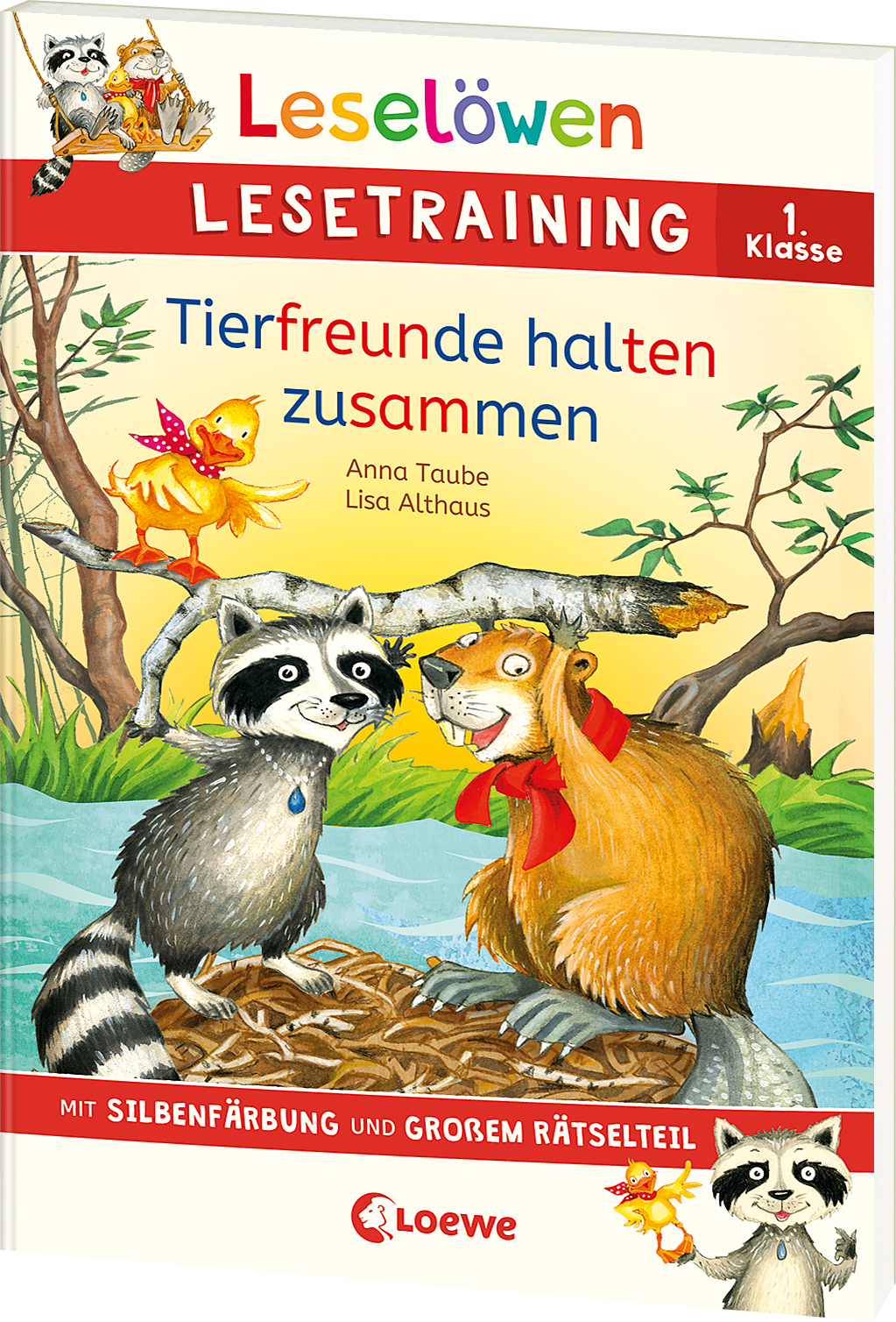 Leselöwen Lesetraining 1. Klasse - Tierfreunde halten zusammen
