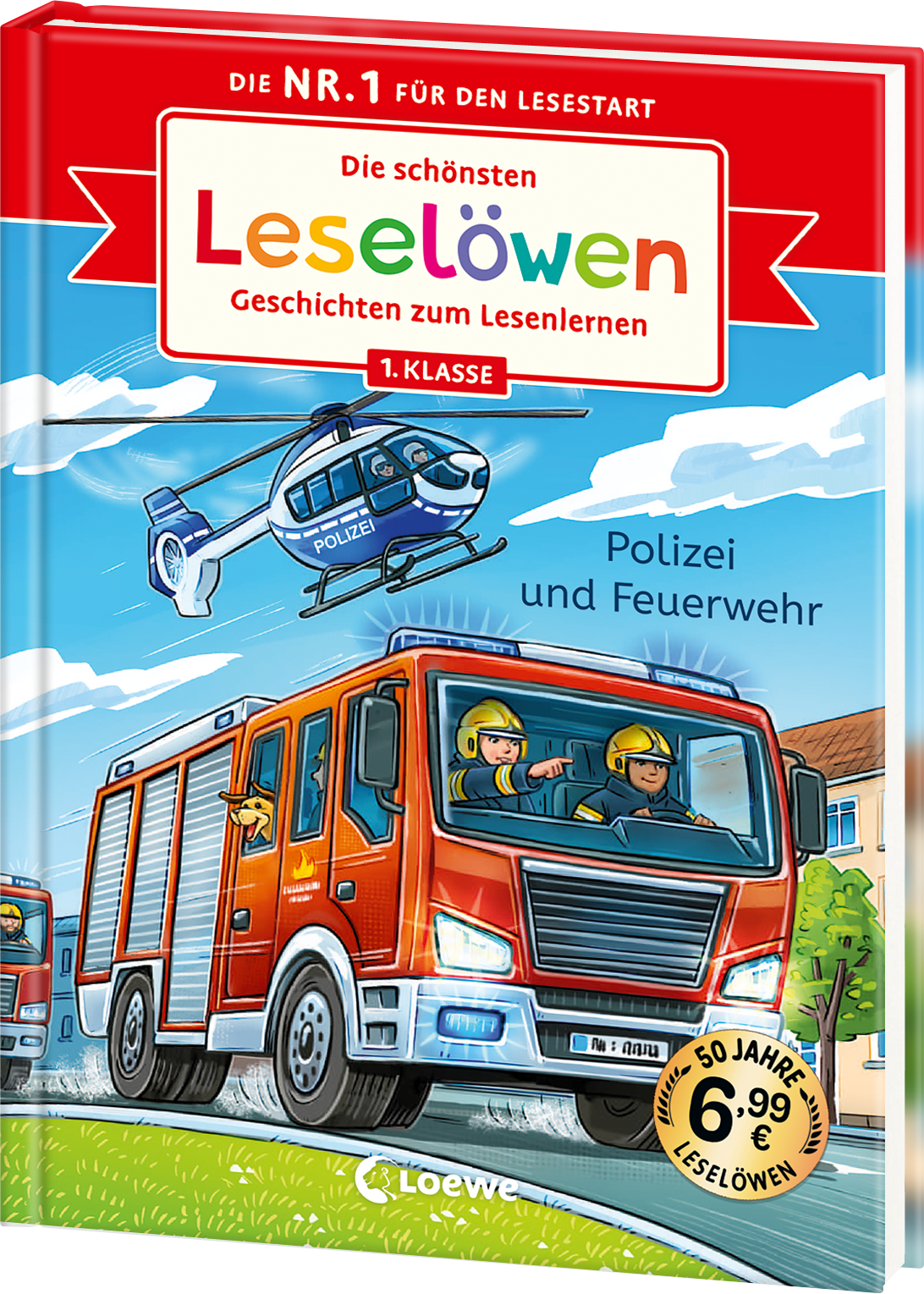 Die schönsten Leselöwen-Geschichten zum Lesenlernen - Polizei und Feuerwehr 9783743222953