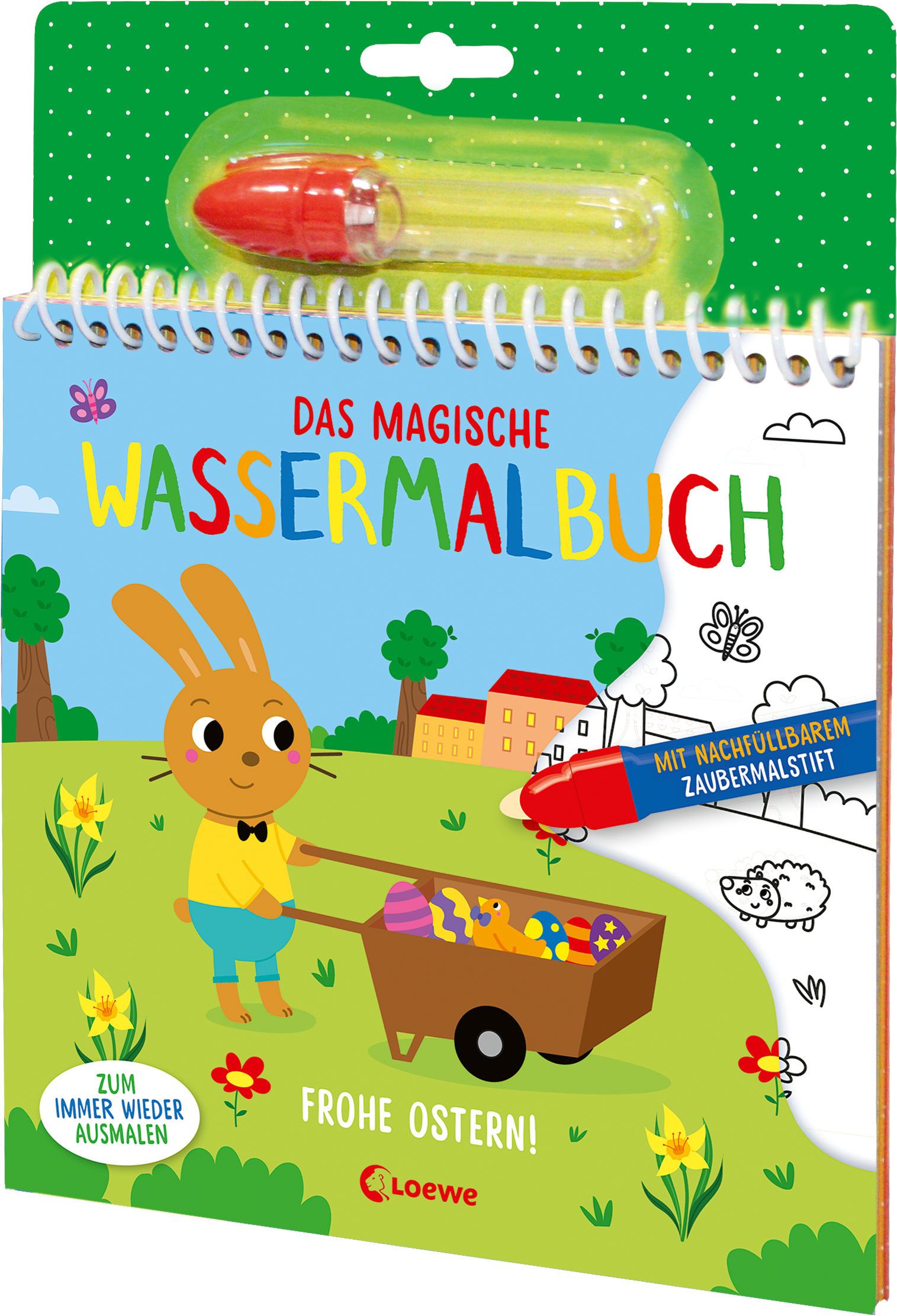 Das magische Wassermalbuch - Frohe Ostern! 9783743219397