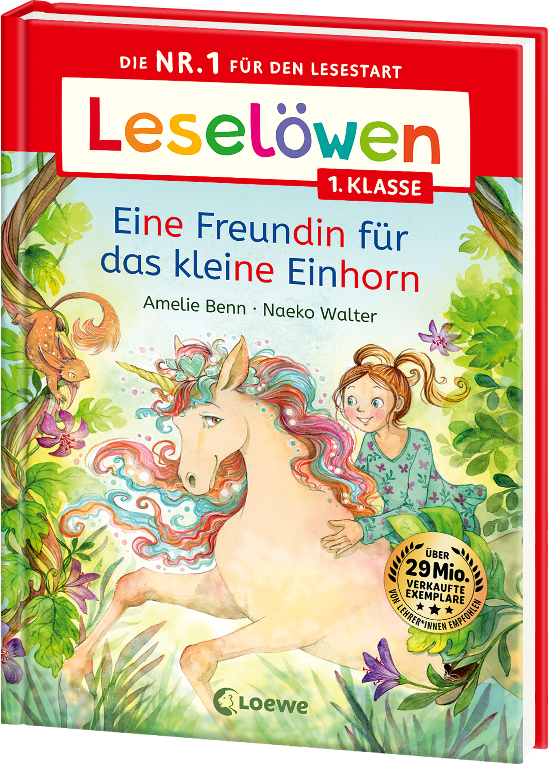 Leselöwen 1. Klasse - Eine Freundin für das kleine Einhorn 9783743218239