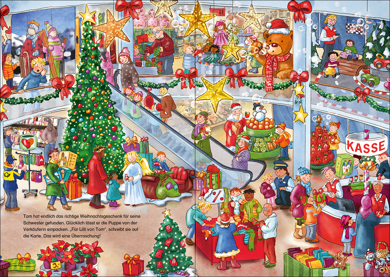 Mein liebstes Weihnachts-Wimmelbuch 9783743213562_1