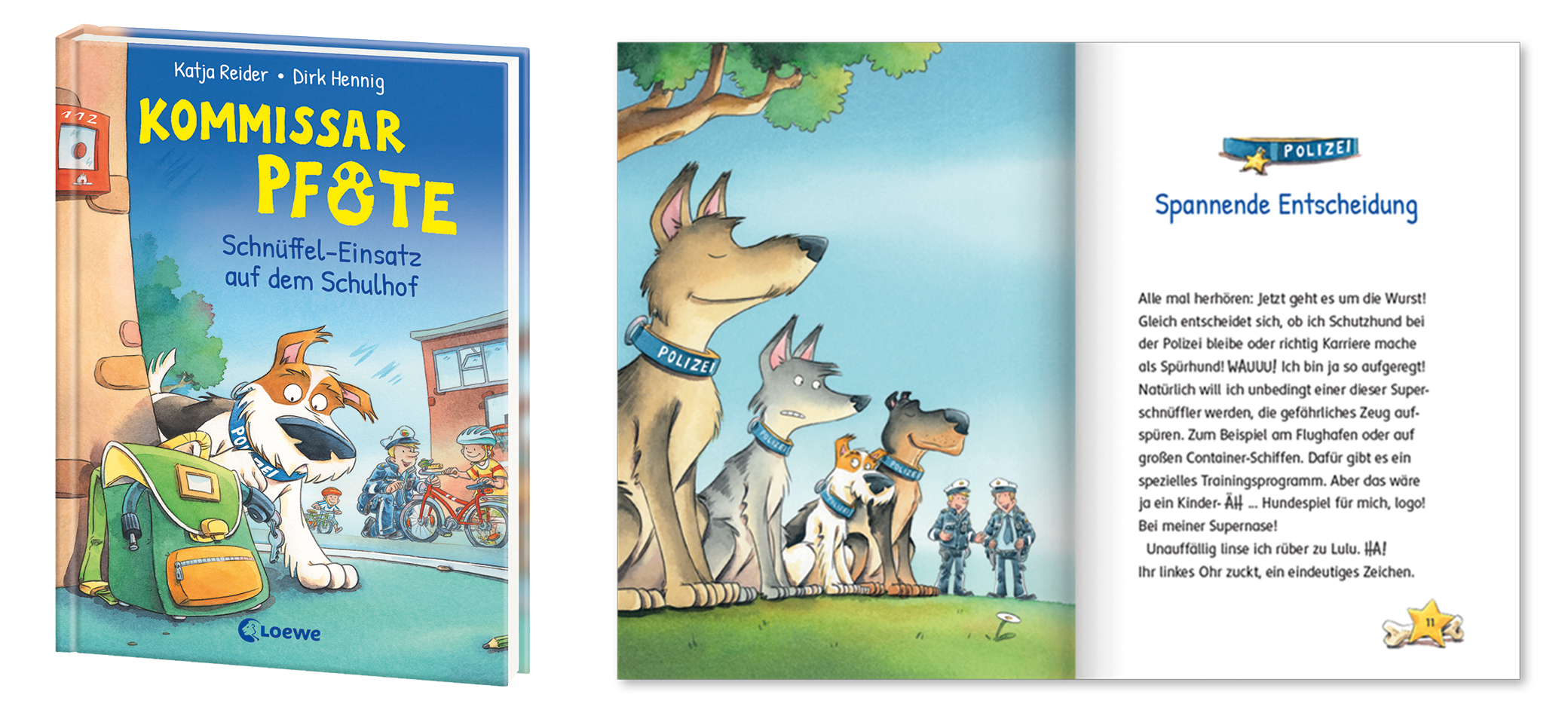 Kommissar Pfote Innenseite Band 3; Linkziel: Titeldetailseite Band 3