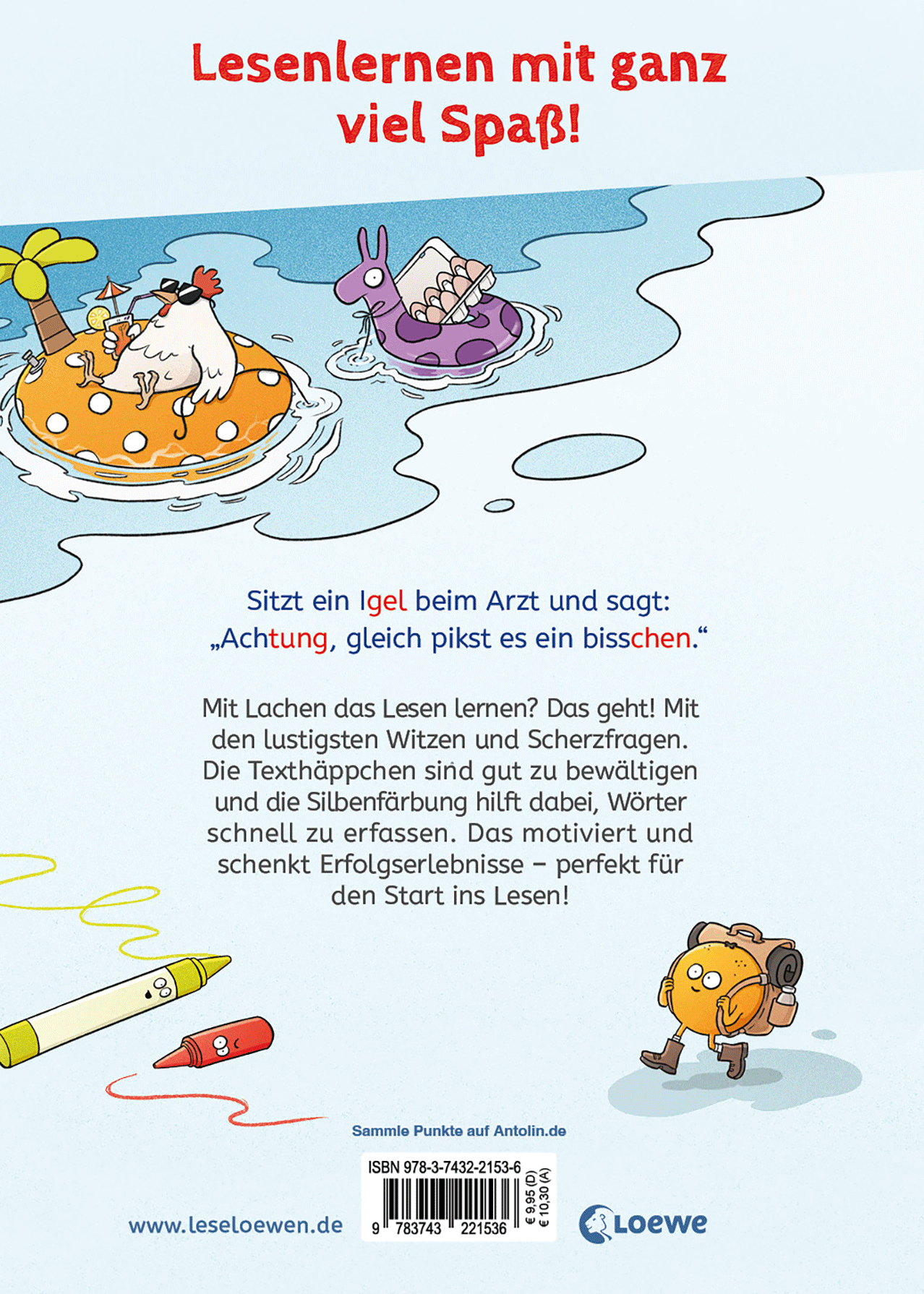 Leselöwen - Die lustigsten Witze zum Lesenlernen 9783743221536_01