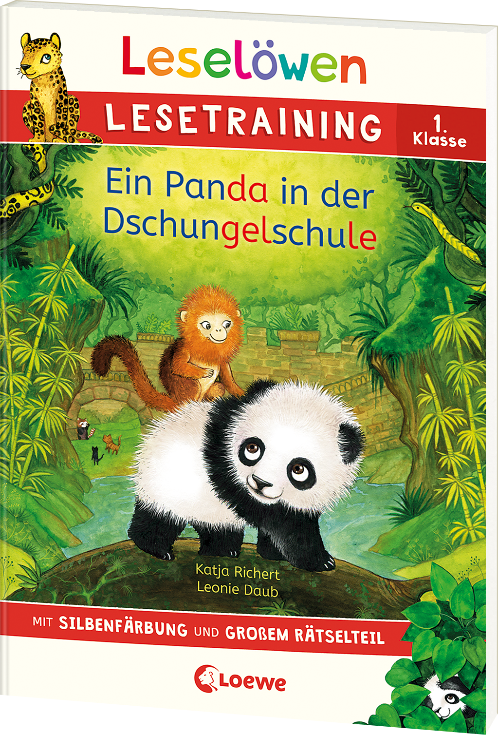 Leselöwen Lesetraining 1. Klasse - Ein Panda in der Dschungelschule 9783743210592