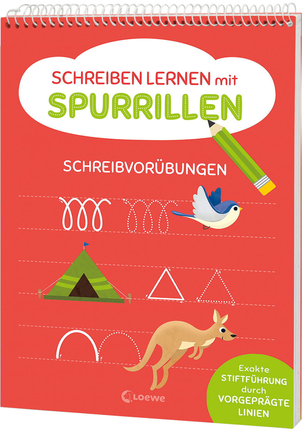 Schreiben lernen mit Spurrillen - Schreibvorübungen  9783743219748 Schreiben lernen mit Spurrillen - Schreibvorübungen  9783743219748