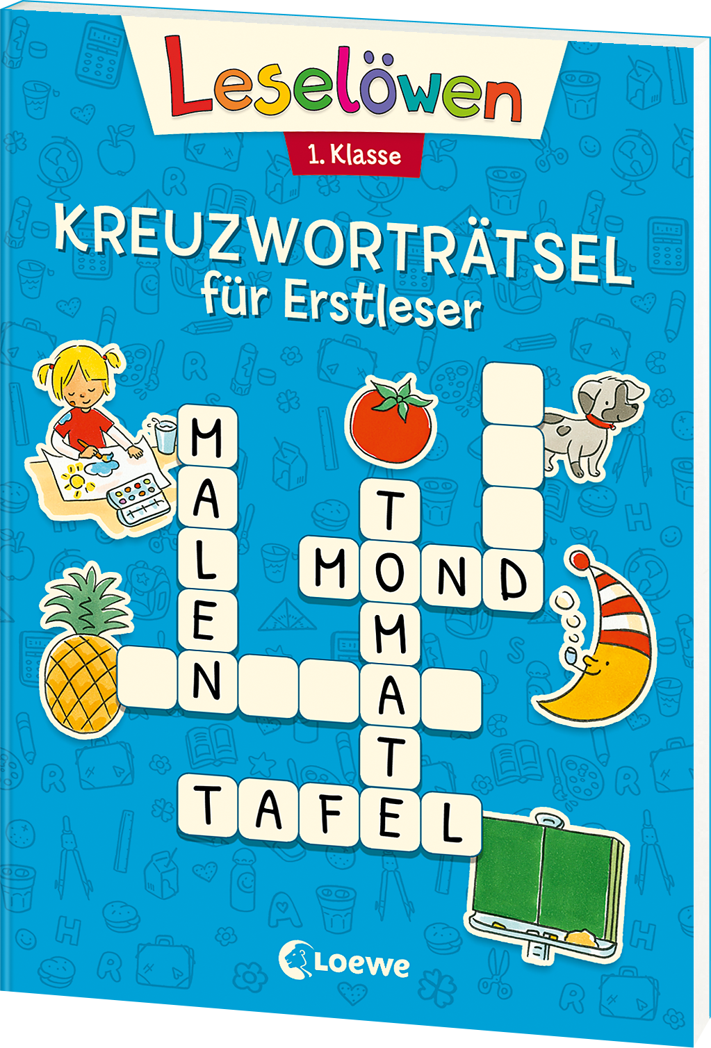 Leselöwen Kreuzworträtsel für Erstleser - 1. Klasse (Blau) 9783743201873