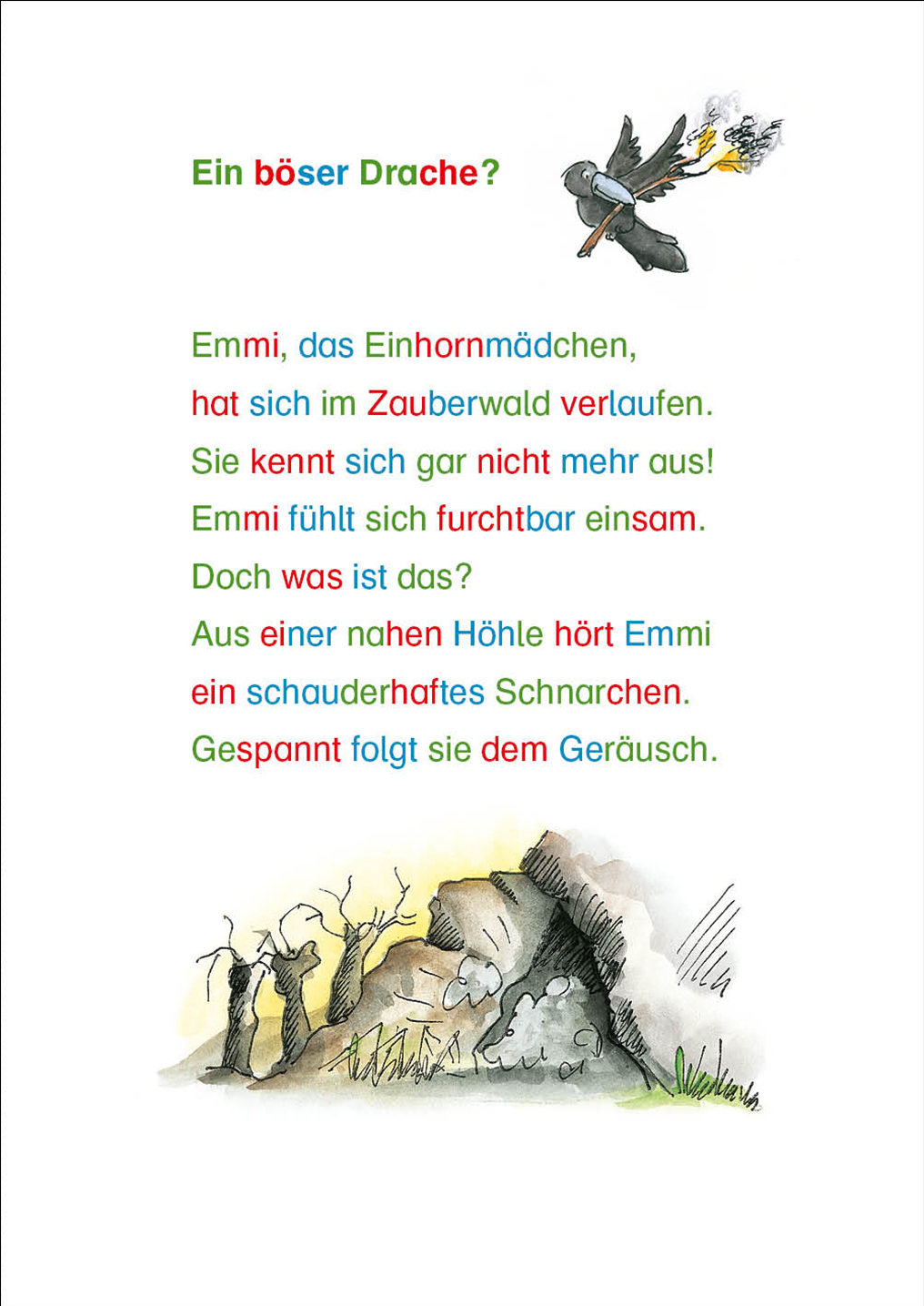 Silbengeschichten zum Lesenlernen - Einhorngeschichten 9783743210943_3