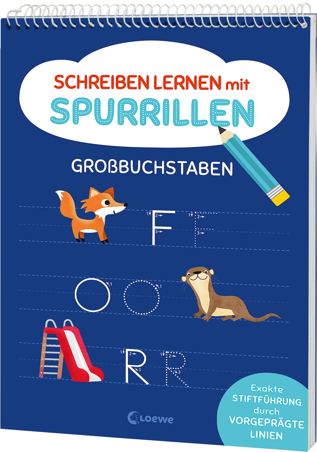 Schreiben lernen mit Spurrillen - Großbuchstaben 9783743217843