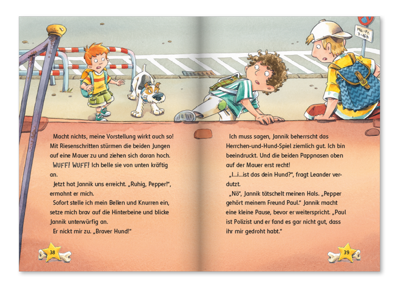 Kommissar Pfote Innenseite Band 1; Linkziel: Titeldetailseite Band 1