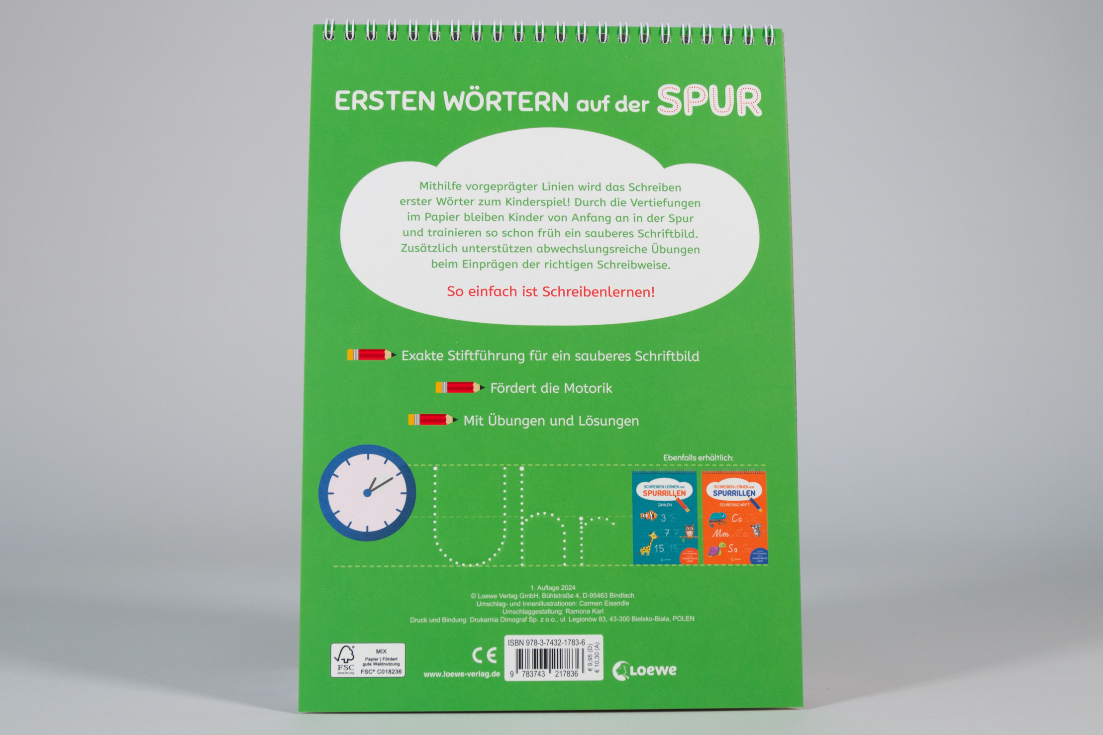 Schreiben lernen mit Spurrillen - Erste Wörter 9783743217836_2 Schreiben lernen mit Spurrillen - Erste Wörter 9783743217836_2