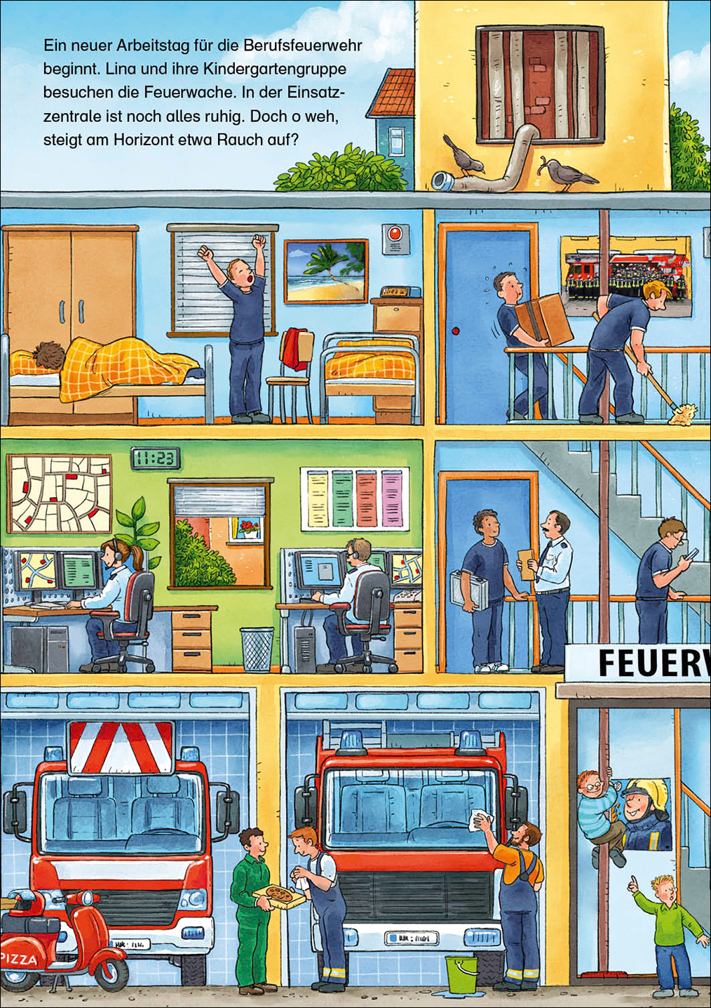 Wo ist das kleine Feuerwehrauto? 9783743210714_1