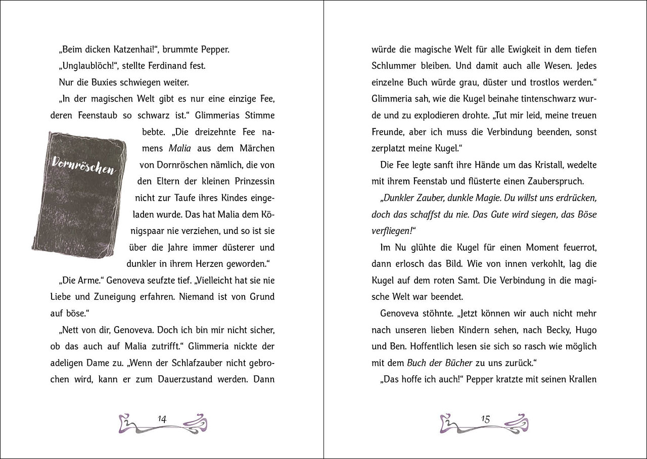 Das Bücherschloss (Band 5) - Der tintenschwarze Schlafzauber 9783743214798_3