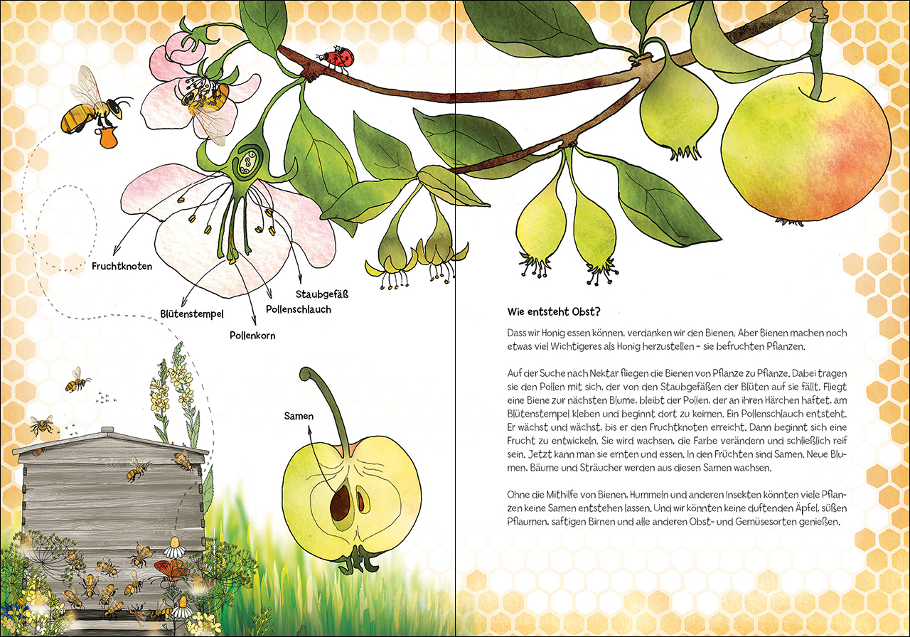 Viel los bei den Bienen! 9783743214514_2