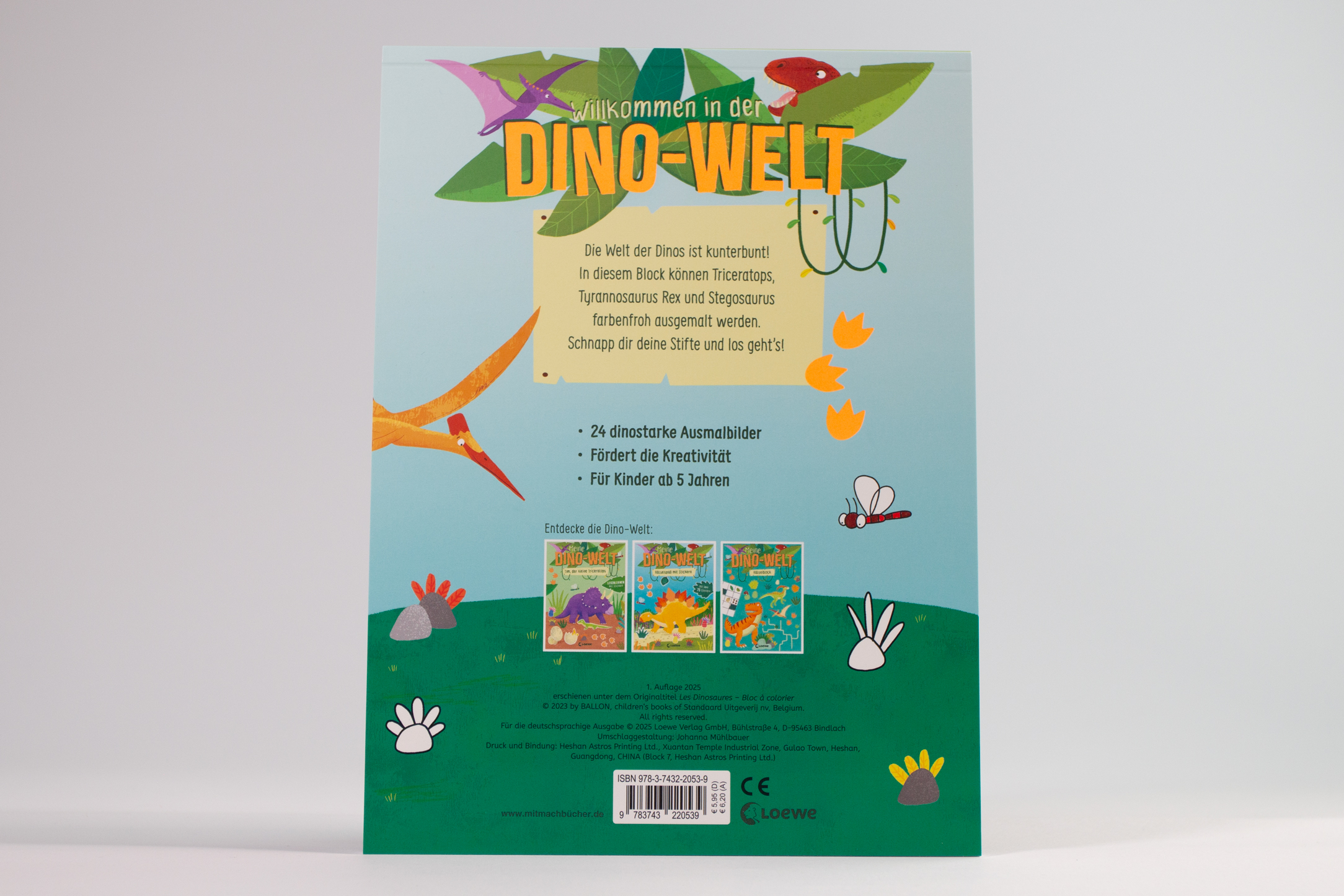 Meine Dino-Welt - Malblock 9783743220539_2