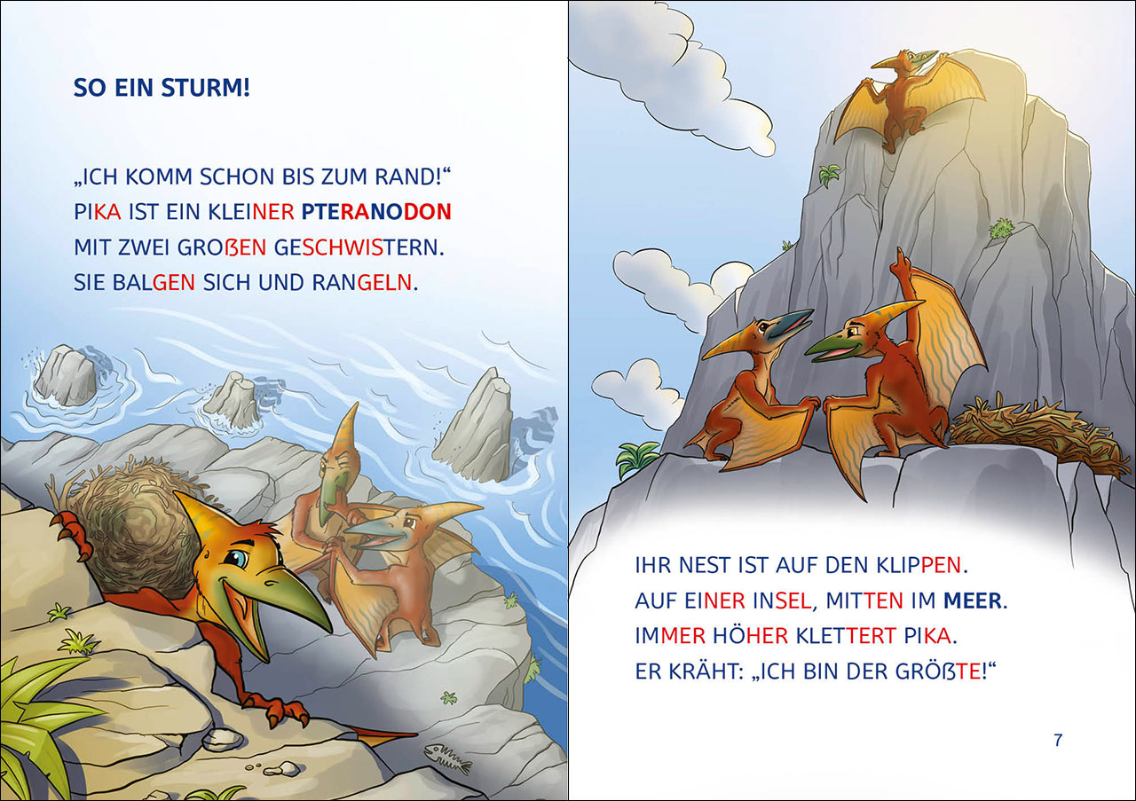 Leselöwen 1. Klasse - Abenteuer im Land der Dinos 9783743217805_5