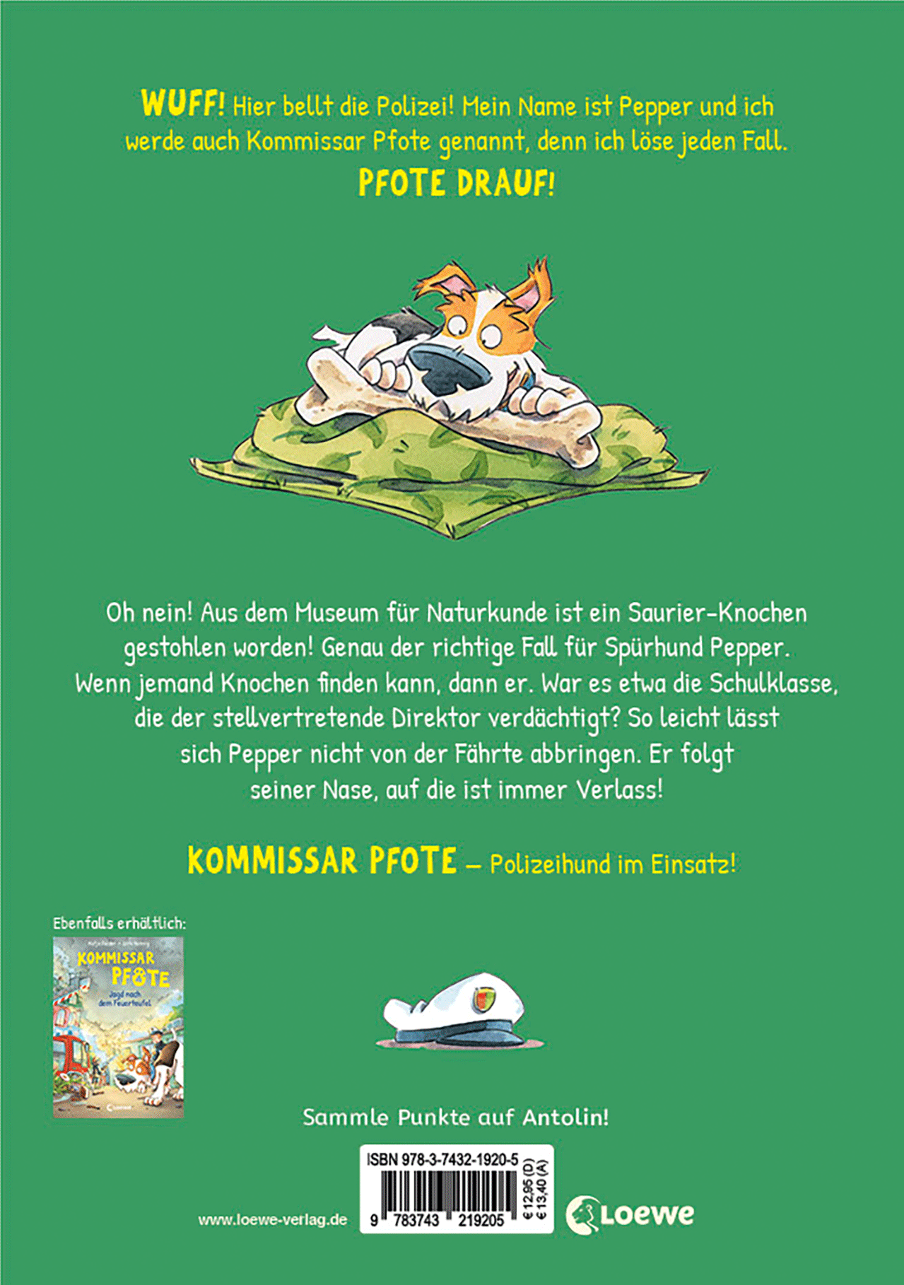 Kommissar Pfote (Band 9) - Tatort Dino-Museum 9783743219205_01