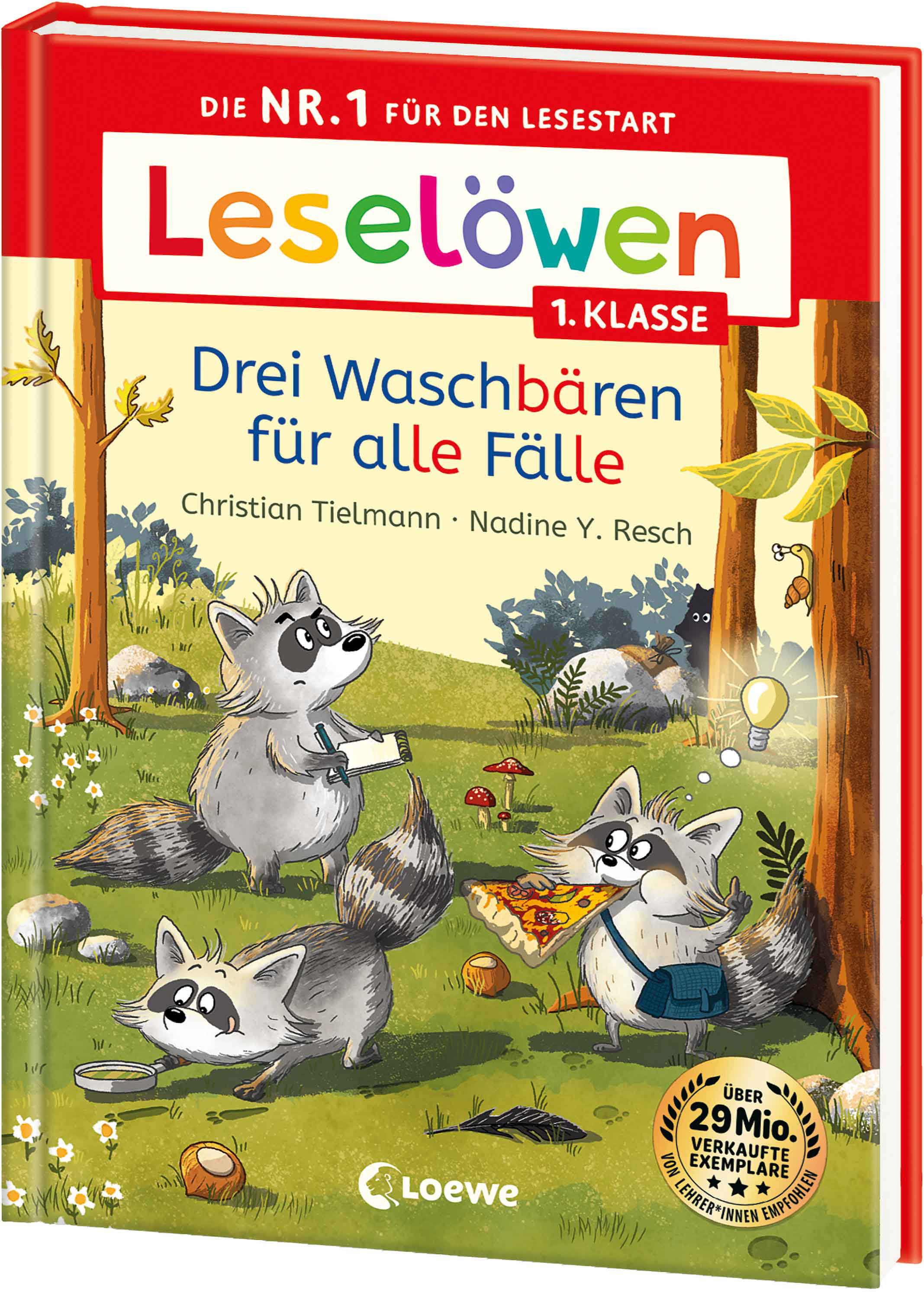 Leselöwen 1. Klasse - Drei Waschbären für alle Fälle 9783743218994