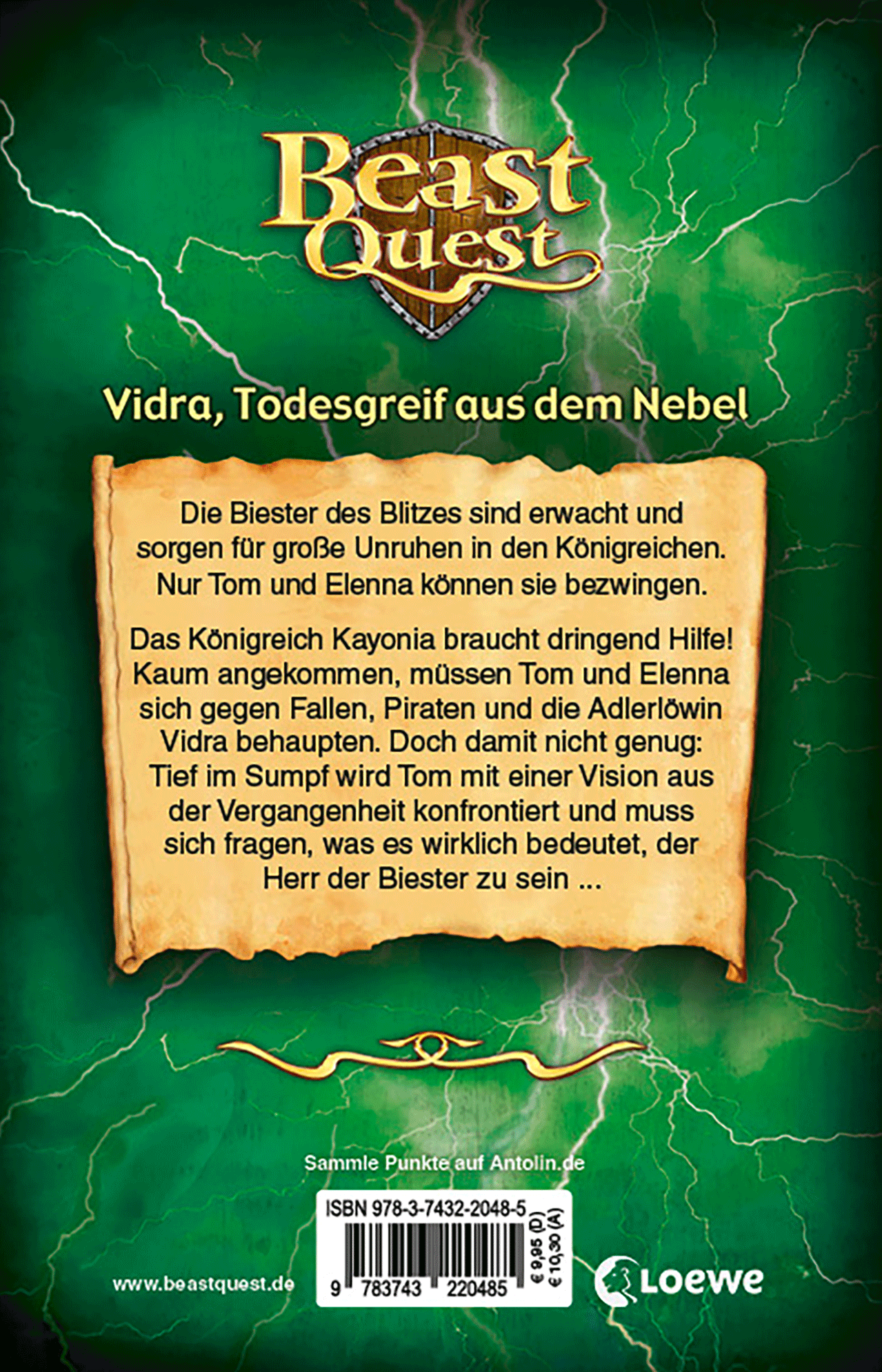 Beast Quest (Band 70) - Vidra, Todesgreif aus dem Nebel 9783743220485_01