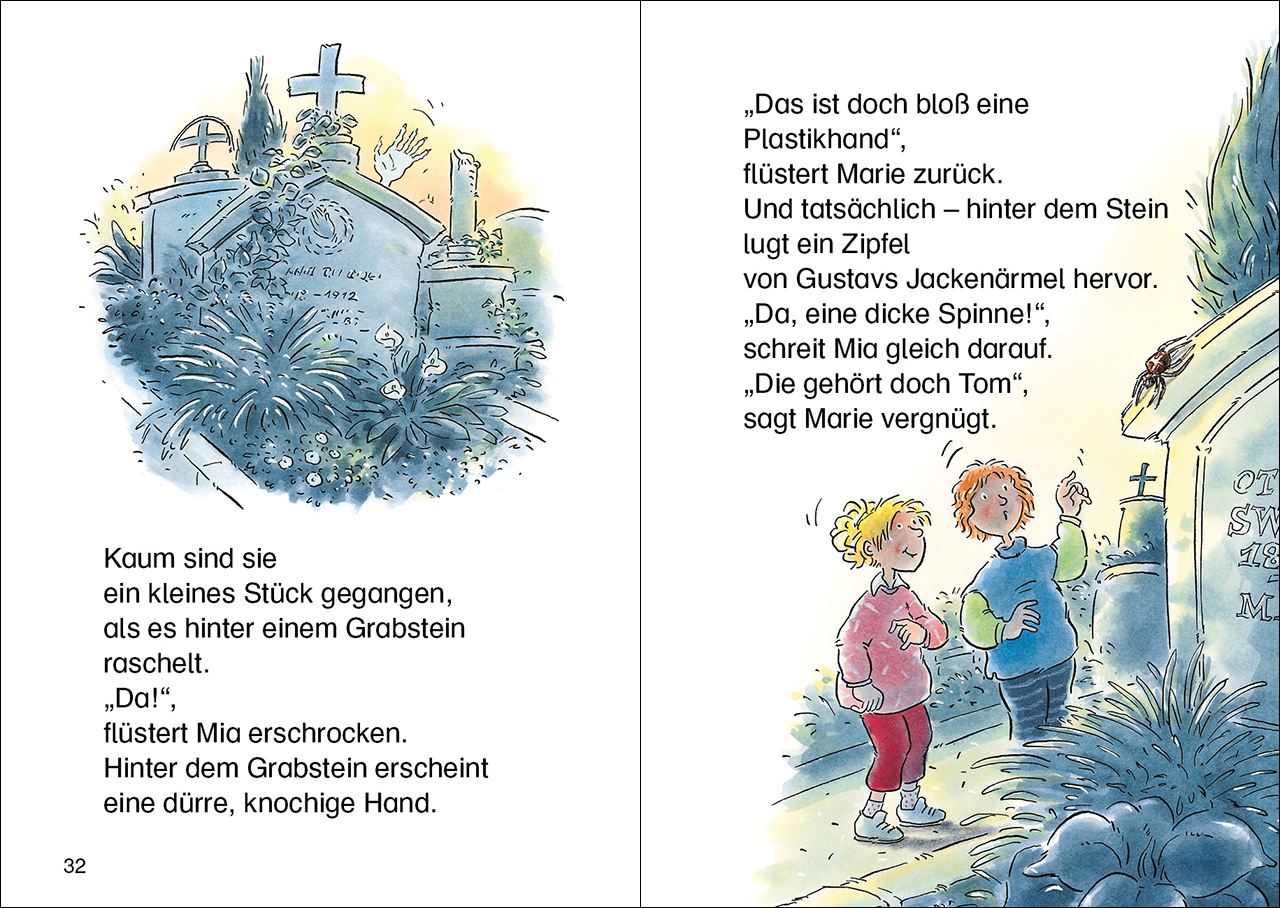 Leselöwen - Das Original - 7-Minuten-Geschichten zum Lesenlernen - Achtung, Gänsehaut-Gefahr! 9783743214262_2
