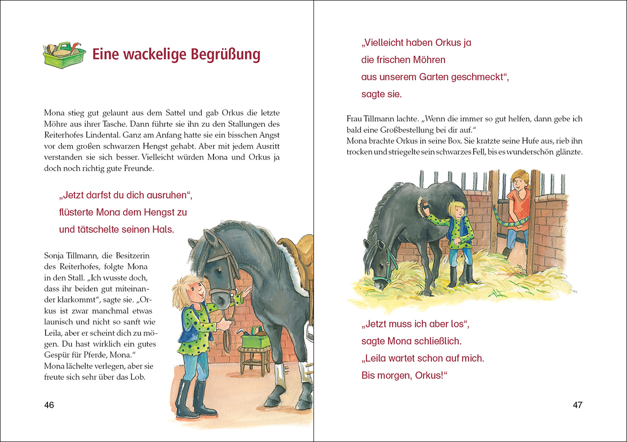 Lesenlernen in 3 Schritten - Die schönsten Fohlengeschichten  9783743214101_2