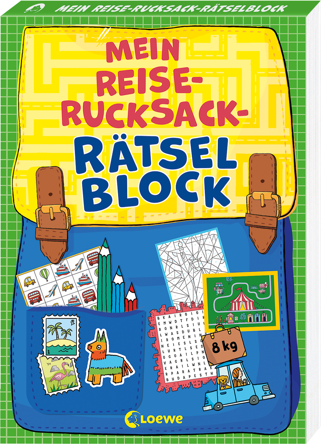 Mein Reise-Rucksack-Rätselblock [grün] 9783743220560